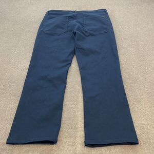 Jachs Pants Mens 36x27 Navy Blue Straight Fit Stretch Twill Flat Front Preppy‎